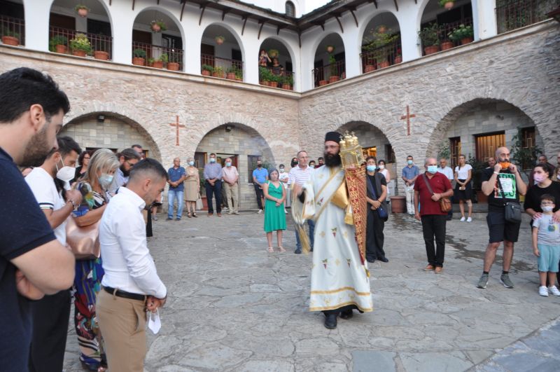 Πανήγυρις τῆς μεταστάσεως τῆς Ὑπεραγίας Θεοτόκου στήν Ἱερά Μονή Εἰκοσιφοινίσσης - 2021